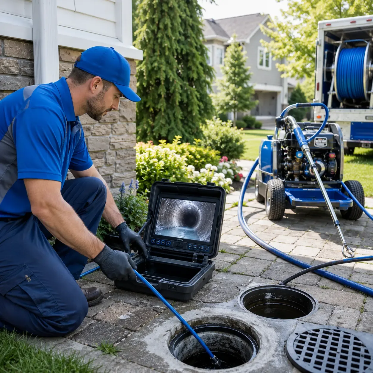 Outdoor drain cleaning professionals serving Salineno, TX