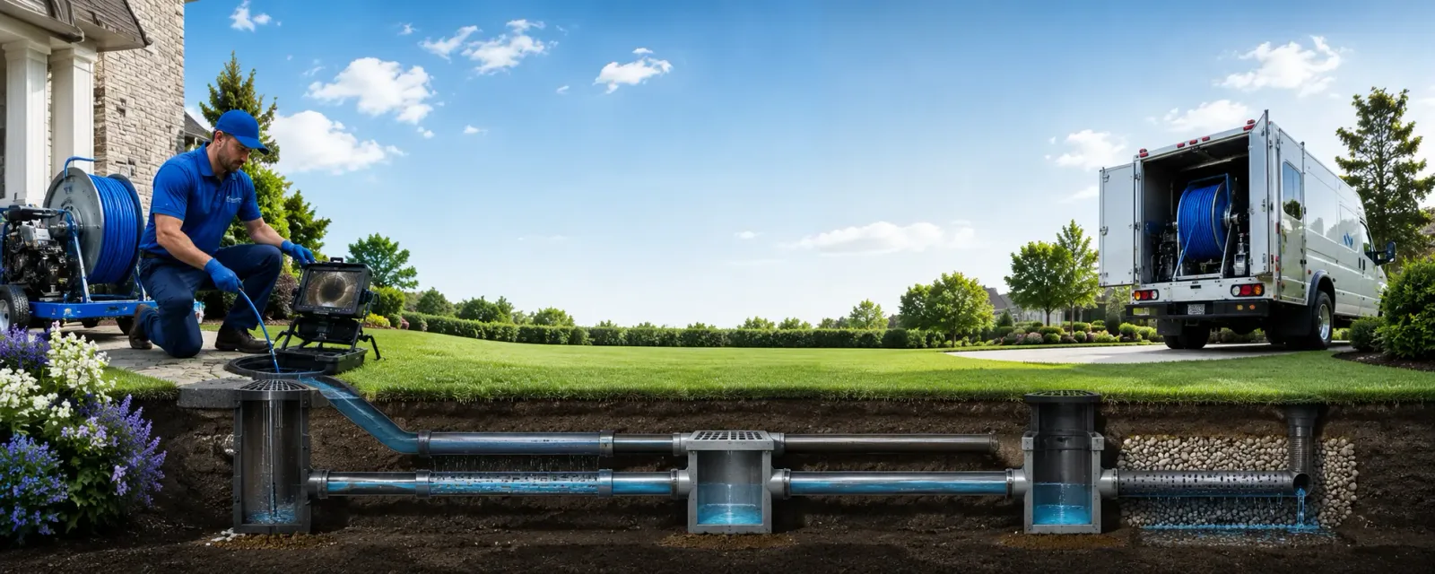 Outdoor drain cleaning information for Salineno, TX